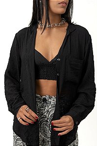 Camisa Praiana Preto