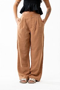 Calça Alfaiataria Caramelo