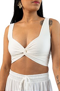 Top Barbara Alça Larga Off White