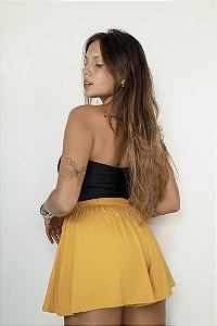 Short Saia Amarelo