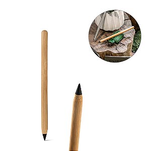 Caneta sem tinta em bambu (Ecológica)