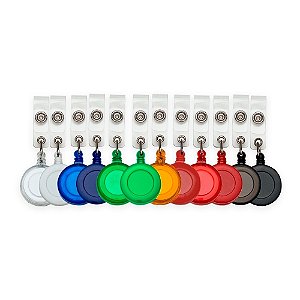Porta-Crachá Retrátil Personalizado