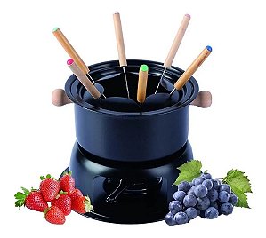 Conjunto Fondue Aço 11 Peças Hauskraft 6 Pessoas