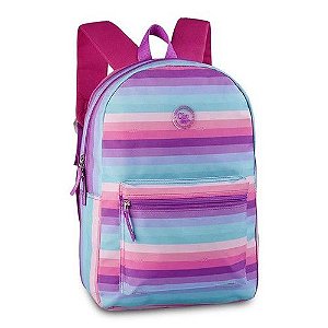 Mochila De Costas Escolar Feminina Clio Style Rosa Mf2022