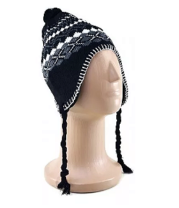 Touca Adulto Peruana Gorro De Frio Lã Tamanho Único Unissex
