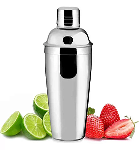 Coqueteleira Aço Inox 530 Ml Drinks Caipirinha Batidas