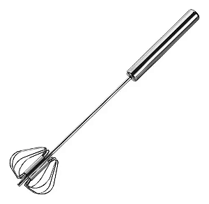Batedor De Ovos Semi Automatico Aço Inox Kehome
