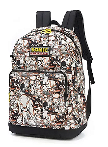 Mochila De Costas Escolar Sonic O Ouriço Infantil Original