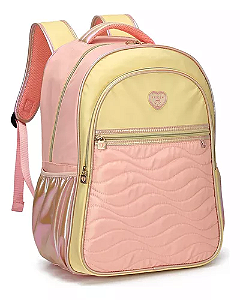 Mochila Escolar Kika 24m11 Cor Amarelo