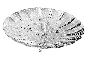 Cesto Para Cozimento Vapor Wellmix Aço Inox 14 Cm