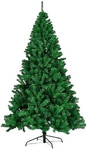 Árvore Natal Pinheiro Verde 2,10m 1200 Galhos Modelo Luxo Norueguês ARV210X