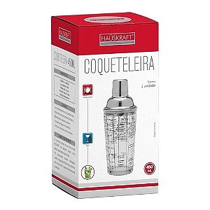 Coqueteleira De Vidro Drinks Barman 450Ml HAÜSKRAFT