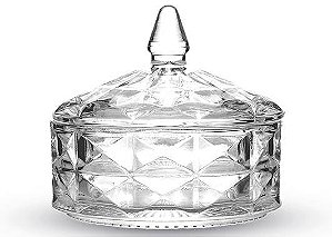 BOMBONIERE VIDRO DIAMOND GALAXY 590ML EM CASA TEM