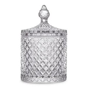 Bomboniere De Vidro Maldivas Star 300 ml Pote multiuso luxo 13 cm