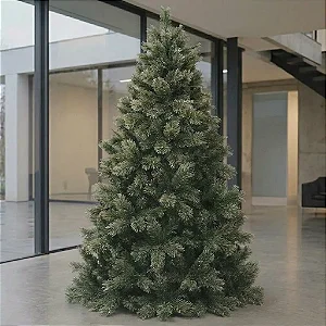 Árvore Pinheiro de Natal 1,80m Modelo Luxo 420 Galhos Verde Green Needle A0318N