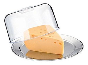 Porta Queijo Com Tampa Acrílica Queijeira 22cm  Wincy Luxo