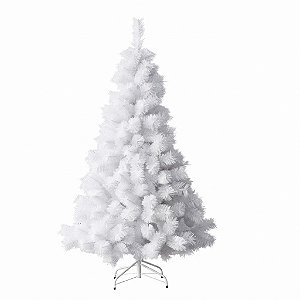 Árvore Branca De Natal Pinheiro De Luxo 1.50m 260 Galhos A0115B