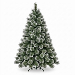 Árvore Pinheiro De Natal 1,80m Floco de neve Luxo 420 Galhos A0618M