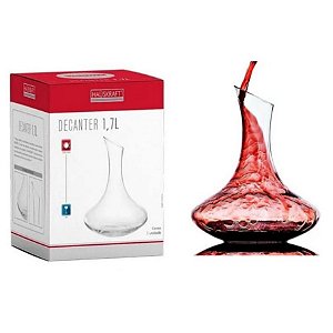 Decanter 1.7 Litros De Vidro Hauskraft Luxo Vinho
