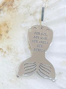 Pingente Rabo de Sereia em Prata 925