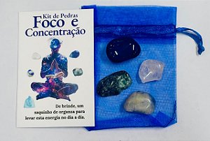 Kit de pedras FOCO E CONCENTRAÇÃO