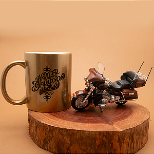 Kit Harley Davidson caneca e miniatura FLHTK Electra Glide Ultra Limited