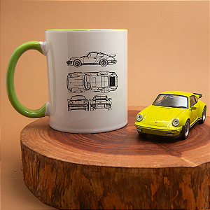 Kit Porsche 911 - Caneca e Miniatura