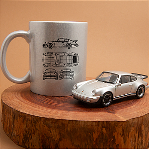 Kit Porsche 911 - Caneca e Miniatura
