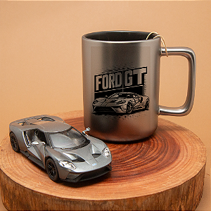 Kit Miniatura e Caneca Ford GT40 – Escala 1/36