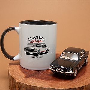 Kit Miniatura e Caneca Ford Mustang 1964 – Escala 1/36