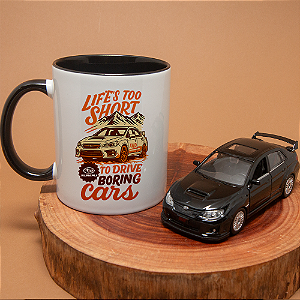 Kit Subaru WRX 1:36 + Caneca Estampada – Para Fãs de Performance