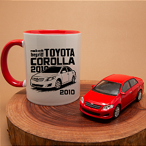 Kit Toyota Corolla 2010 – Miniatura e Caneca