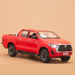 Miniatura Toyota Hilux 1:24 – Picape Colecionável em Metal