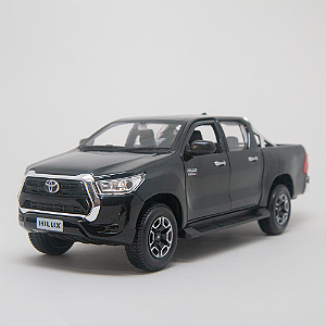 Miniatura Toyota Hilux 1:24 – Picape Colecionável em Metal