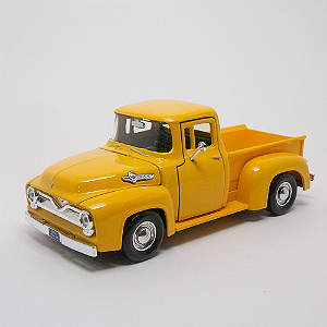 Miniatura Ford F-100 1956 1:24 – Clássico Americano