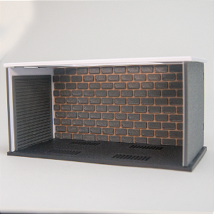 Garagem para miniatura escala 1/32