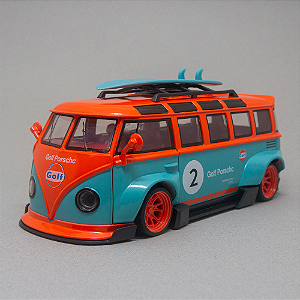 Miniatura Kombi 1:24 em Metal com LED
