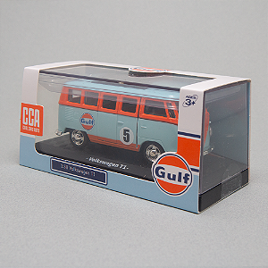 Miniatura Volkswagen Kombi T1 Gulf 1/38