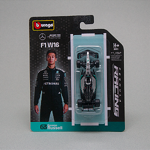 Miniatura F1 2025 Mercedes-AMG W16 Russell 1/64