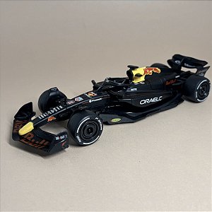 Miniatura Fórmula 1 RB21 Oracle Red Bull Racing 1:24 com Luz de Freio e Som