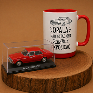 Kit Opala 2500 1970 1:43 + Caneca – Presente para Opaleiro