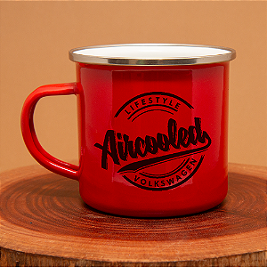 Caneca Esmaltada Ágata Aircooled Volkswagen