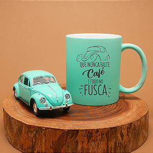 Kit Caneca e Miniatura de Fusca