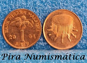 MALÁSIA - 1 SEN (CENTAVO) - 2004