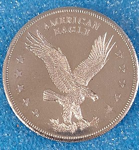 1 ONÇA (Oz) PRATA FINA .999 - AMERICAN EAGLE