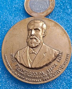 Medalha do Brasil - Gazeta Médica da Bahia * José Francisco da Silva Leme - Bronze Dourado 1976