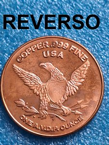 ONÇA DE COBRE - USA - .999 FINE