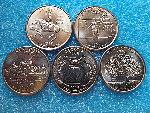 WASHINGTON QUARTERS - ESTADOS AMERICANOS 1999 DENVER (D) E PHILADELFIA (P)