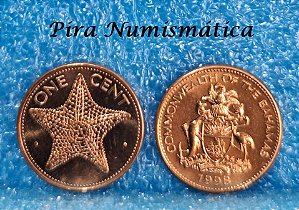 BAHAMAS - 1 CENT - 1998
