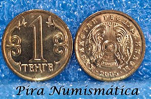 CAZAQUISTÃO - 1 TENGE - 2000